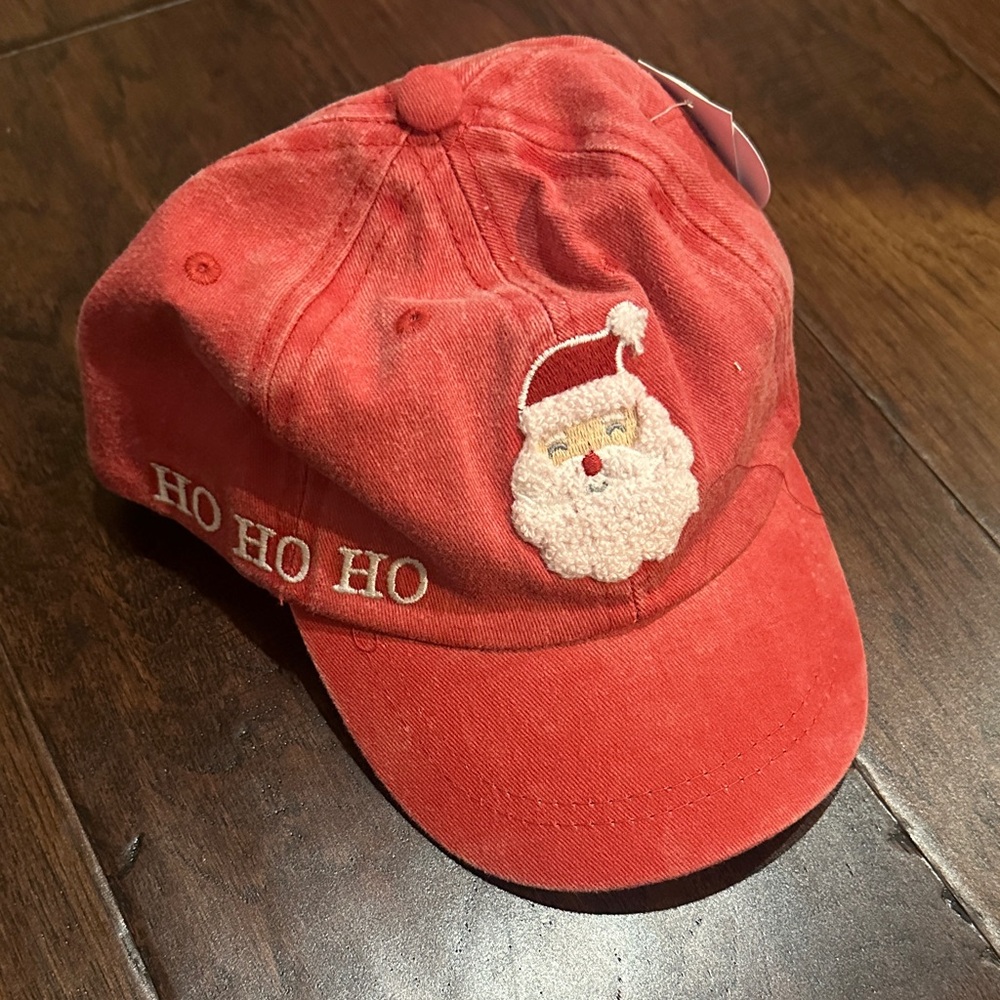 Mud Pie Red Holiday Cap